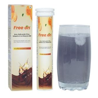 Iron, Folic acid, Zinc, Vitamin C & Methylcobalamin Effervescent Tablets