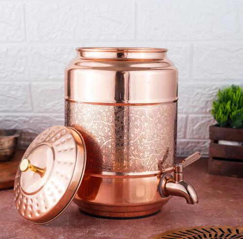 Copper Water Dispenser 5L - Etching