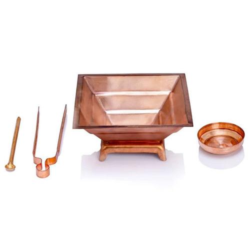 Copper Hawan Kund Agnihotra Kit Set