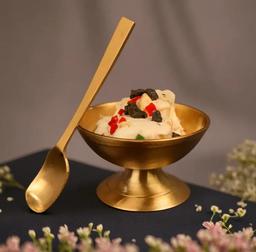 Kansa Ice Cream Cups with Spoon | Set of 6