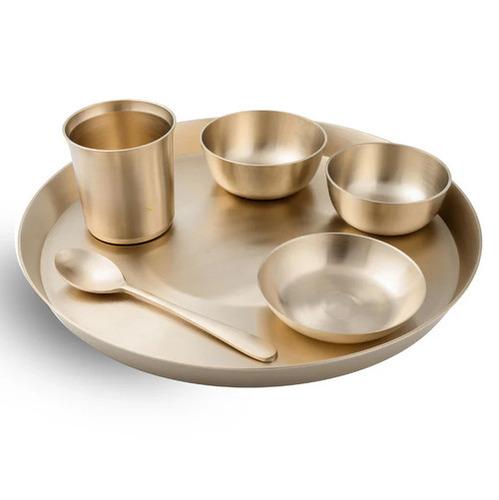 Kansa Bronze Dinner Set - Matte Finished