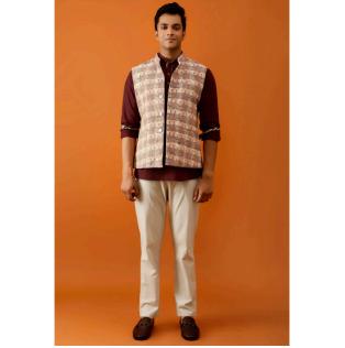Off-White Classic Nehru Reversible-Jacket