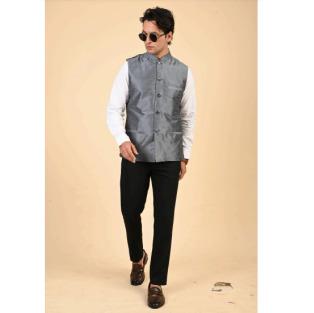 Grey Nehru Jacket