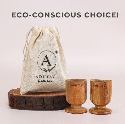 Netra Neti Neem Wood Eye Wash Cups