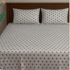 Floral 200 TC, 100% Printed cotton Bedsheet Double Bed