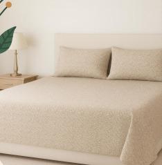 Self design 200 TC, 100% Printed cotton Bedsheet Double Bed