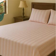 Pink 200 TC, 100% Printed cotton Bedsheet Double Bed