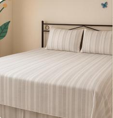 Pink 200 TC, 100% Printed cotton Bedsheet Double Bed