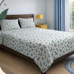 Baby print 200 TC, 100% Printed cotton Bedsheet Double Bed
