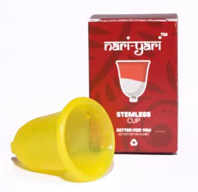 Stemless hard menstrual Cup