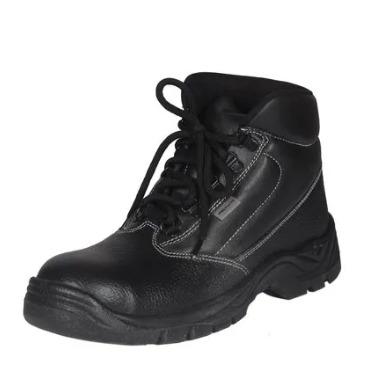 Protekto leather safety shoe