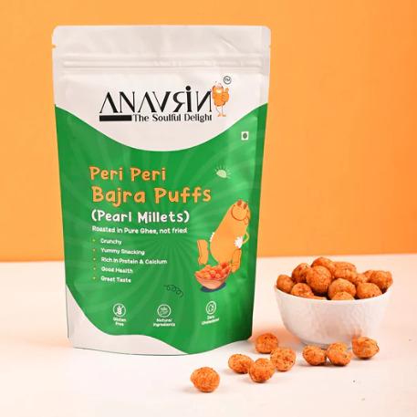 Roasted Bajra Puffs