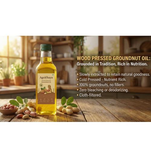Woodpressed Groundnut Oil