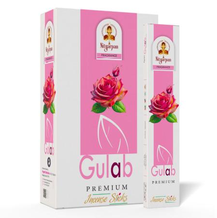 Nityarpan Fragrance Agarbathi (Gulab-12N)