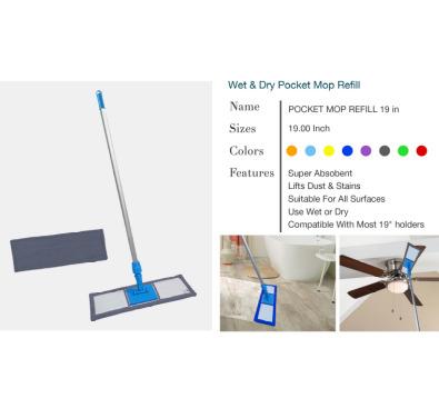 Wet & Dry Pocket Mop Refill