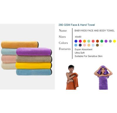 280 GSM Face & Hand Towel