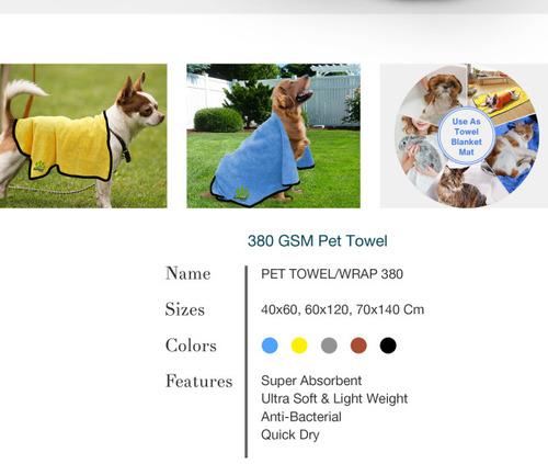 380 GSM Pet Towel