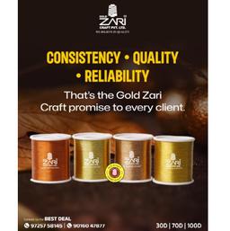 30d/70d/100d Polyester Kasab Zari Thread