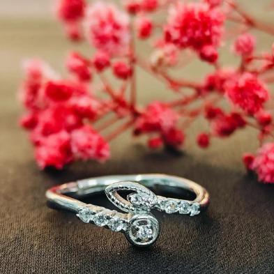 Silver Statement Band Ring For Female
