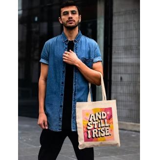 Kalaa Lifestyle And Still I Rise Canvas Tote - Poetic Empowerment Edition