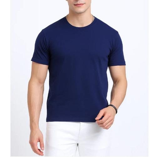 EcoBlend Round Neck Tshirts - Navy Blue