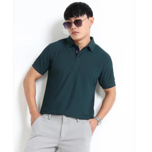 AeroPiq Polo Tshirts - Bottle Green