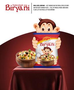 Hyderabadi Veg Biryani Fryums
