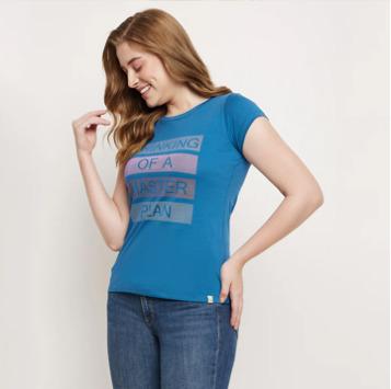 Ladies Round Neck T-Shirts