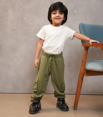 Unisex Bamboo Cargo Joggers with Side Pockets