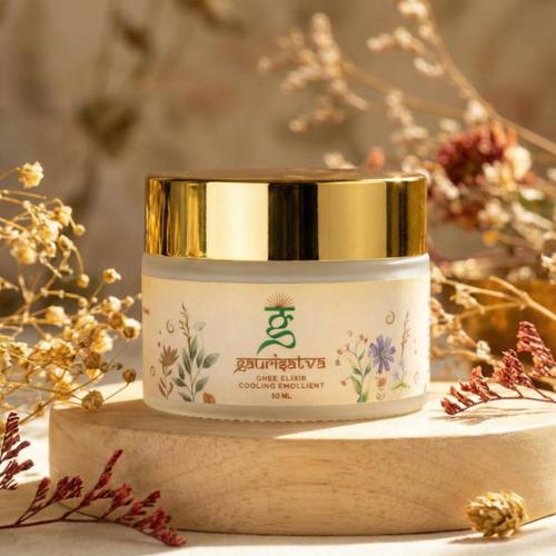 Gaurisatva - Cooling Emollient Cream / Shata Dhauta Ghrita (100x Washed A2 Cow Ghee)