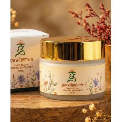 Gaurisatva - Cooling Emollient Cream / Shata Dhauta Ghrita (100x Washed A2 Cow Ghee)