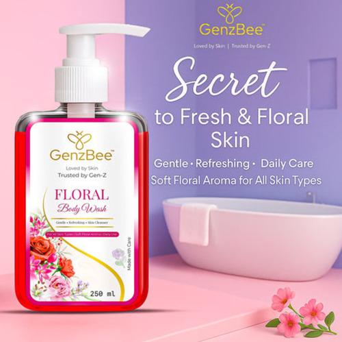 GenzBee Floral Body Wash - 250 ml