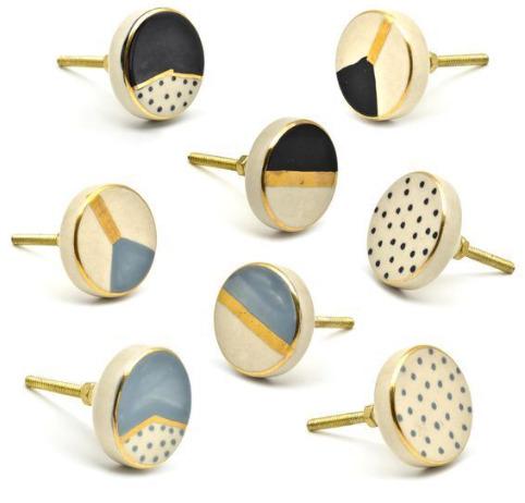Round Knob Gold