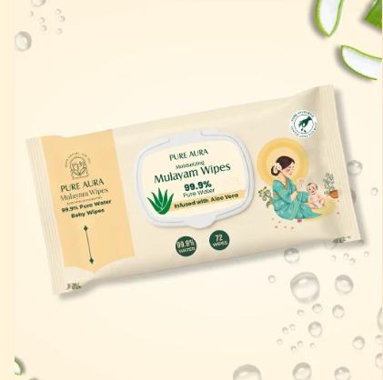 PURE AURA Mulayam Wipes