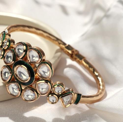 KUNDAN FLORAL BRACELET
