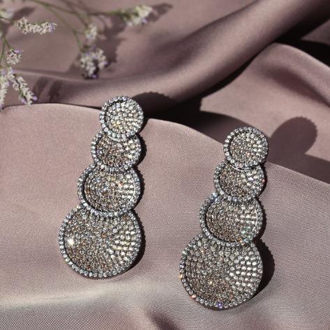 CHAND SITARA CASCADE EARRINGS