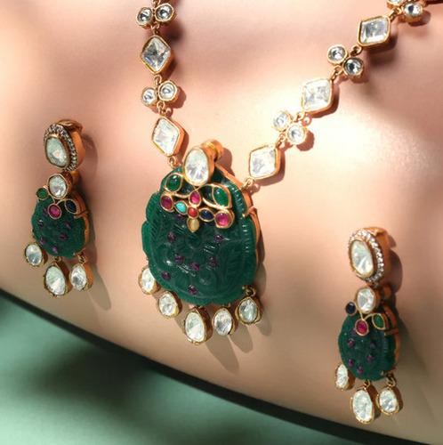 MEHRAAB ROYALE KUNDAN CZ SET