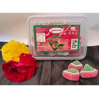 Pan jelly sweets coated