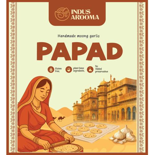 Moong Garlic Papad