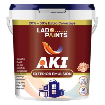 Aki Exterior Emulsion 1 Ltr, 4 Ltr, 10 Ltr, 20 Ltr