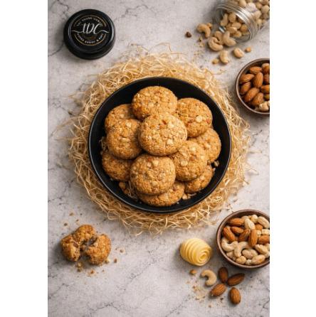 Handmade Oatmeal And Nut Cookies