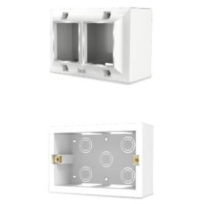 MODULAR SURFACE GANG BOX SURFACE MOUNTING GANG BOX