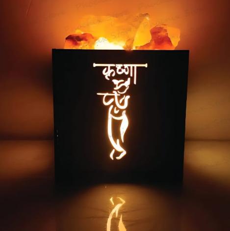 YOGMAAYA Signature Shri Krishna Salt Lamp