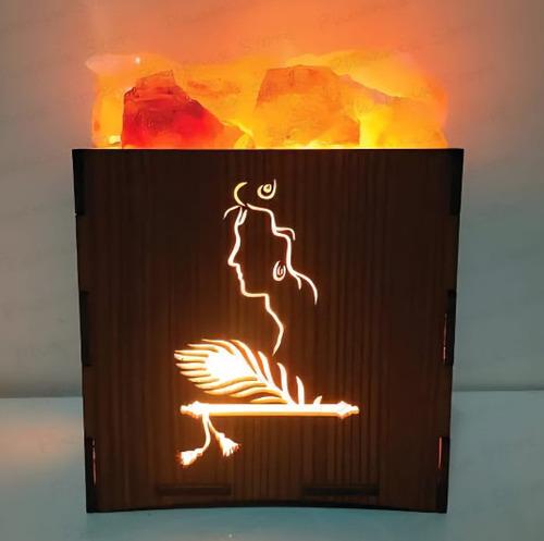 YOGMAAYA Signature Shri Krishna Salt Lamp	
