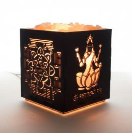 YOGMAAYA Signature Laxmi ji Yantra Salt Lamp