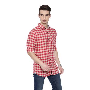 Super Triangle Cream Casual Shirt