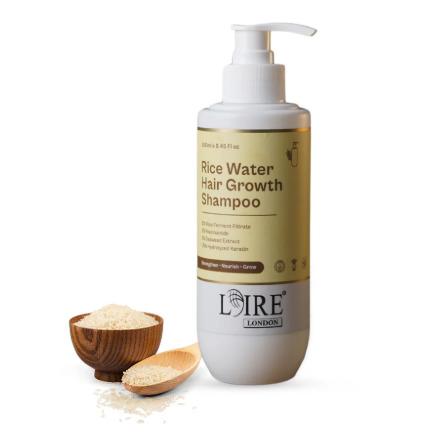 Rice Water Hair Growth Shampoo for Thicker and Stronger Hair - Sulfate Free
