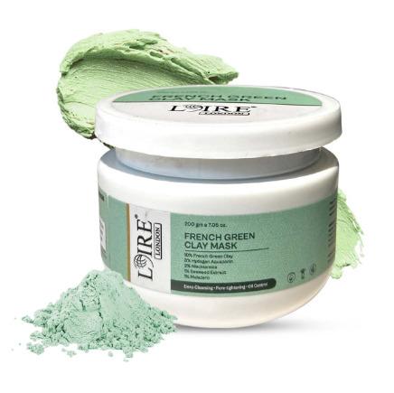 French Green Clay Mask for Deep Cleansing, Oil Control & Brightening | Detox Clay Mask