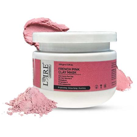 French Pink Clay Mask - Brightening Mineral Clay Treatment