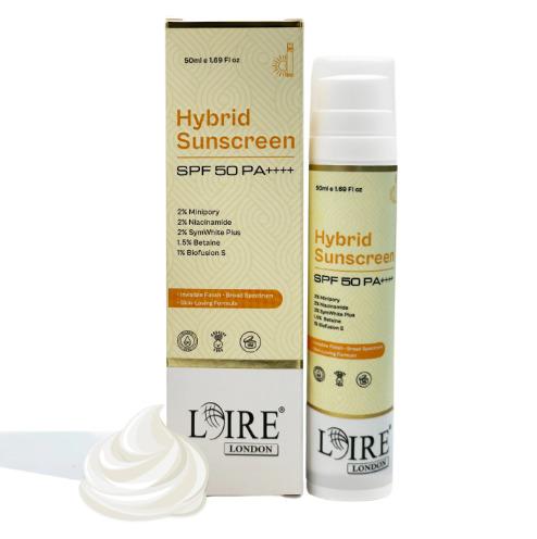 Hybrid Sunscreen SPF 50 PA++++ - Ultra-Light No White Cast Pore-Minimizing Sunscreen